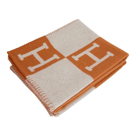 hermes avalon orange blanket|what is a hermes blanket.